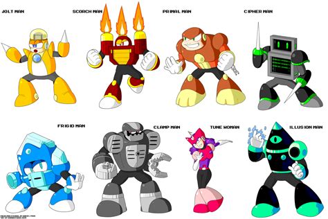 mega man fan made robot masters|Robot Master Gallery .